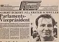 Titelseite von First, Ausgabe 18 vom April 1990