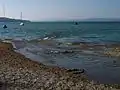 Mündung des Fischbachs in den Ammersee