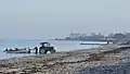 Fischer am Strand von Hohenfelde