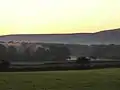 Fischteich beim Sonnenaufgang
