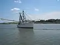 Fischerboot vor Tybee Island