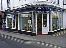 Fish-’n’-Chips-Imbiss  in Broadstairs, Kent (2008)