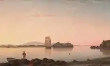 Fitz Hugh Lane: Owl’s Head, Penobscot Bay, Maine, 1862