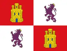 Flagge Kastilien und León
