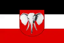 Entwurf für eine geplante Flagge