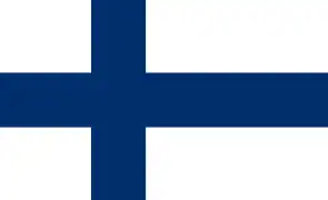 Flagge der Republik Finnland