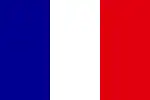 Die aktuelle Flagge mit den Farben des Corporate Designs.
