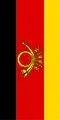 Aushängeflagge der Deutschen Bundespost, 2:1,