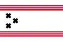 Flagge der Gemeinde Hendrik-Ido-Ambacht