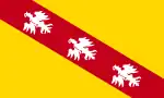 Flagge der früheren Region Lothringen