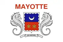 Als Schildhalter im Wappen von Mayotte