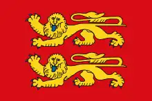 Flagge der Region Normandie