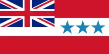 1:2  Flagge von Rarotonga, 1888 bis 1893