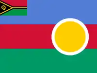 Flagge der Provinz Shefa (Vanuatu)