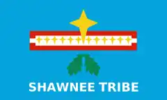 Flagge des Shawnee Tribe