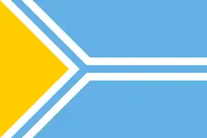 Flagge der Republik Tuwa