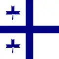 Flagge eines Konteradmirals der kroatischen Marine (1941)