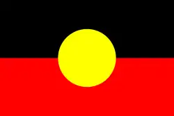 Flagge der Aborigines