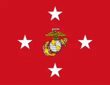 Flagge des Commandant of the Marine Corps