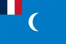 Flagge der Völkerbundmandatsgebiete Syrien und Libanon