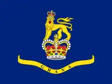 Flagge des Generalgouverneurs von Ghana