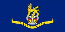 Flagge des lucianischen Generalgouverneurs