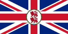 Flagge des Hochkommissars,1905 bis 1925;Flagge des Gouverneurs,1925 bis 1960