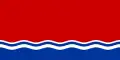 1:2  Rückseite der Flagge der Zweiten Lettischen SSR