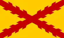 Flagge von Tercios Morados Viejos.
