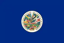 Flagge der Organisation Amerikanischer Staaten (OAS)