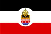 Zweiter Entwurf für eine geplante Flagge