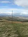 Flaggenmast auf der Kuppe
