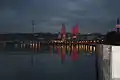 Die Flame Towers am Baku Boulevard