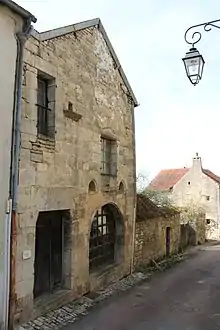 Altes Haus, Kulisse für den Film Chocolat