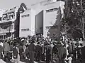 Tag der Unabhängigkeitserklärung am 14. Mai 1948 vor der Independence Hall