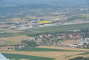 Gemeinde Hörsching mit dem Flughafen