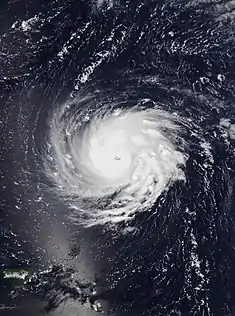 Hurrikan Florence am 10. September 2018nördlich von Hispaniola und Puerto Rico