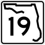 Straßenschild der Florida State Road 19