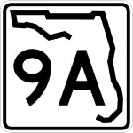 Straßenschild der Florida State Road 9A