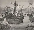 Die kleine Flotte des Admirals Graville reichte nicht, um König Franz’ Nachschub nach Neapel zu sichern (1504).
