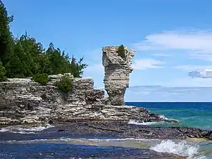 Ein „Flowerpot“ im Fathom Five National Marine Park