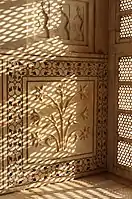 Blumen in Marmor, Taj Mahal