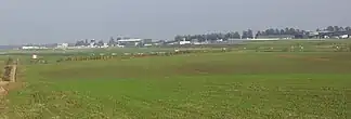 Der Flughafen Dortmund im Osten des Dortmunder Rückens