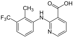 Struktur von Flunixin