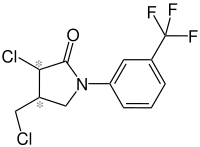 Strukturformel von Flurochloridon