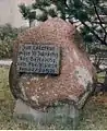 Gedenkstein der Freien Deutschen Jugend (FDJ) für den Tag der Befreiung