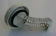 Ausgebaute Kleinteilfalle