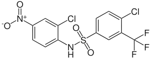 Strukturformel von Flusulfamid