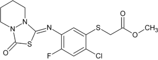 Strukturformel von Fluthiacet-methyl