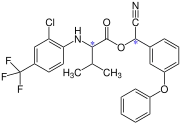 Strukturformel von Fluvalinat